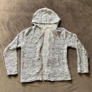 J. Crew / medium / super light weight and soft zip up hoodie